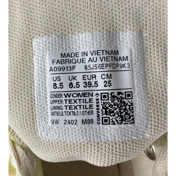 ⭐Converse Chuck Taylor All Star Lift Platform Low 8.5 Womens Shoes Green A09913F - Picture 8 of 15